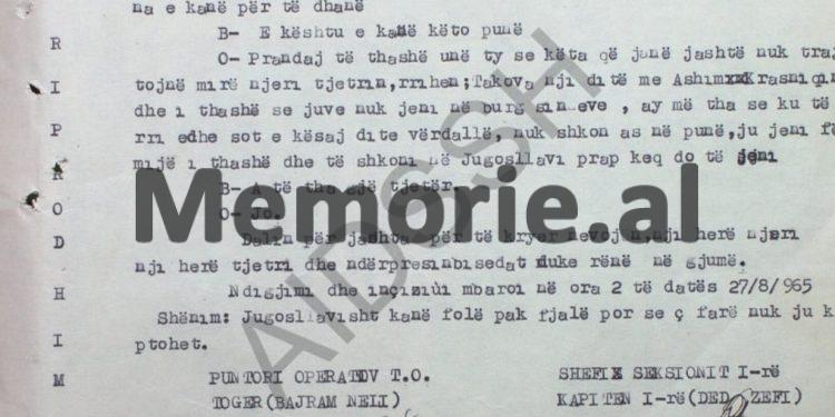 “Myrteza Bajraktari thotë se në Jugosllavi ka mirëqenie dhe liri fjale, ndërsa këtu populli vuan edhe për bukën e gojës, si pasojë…”!/ Raporti i “Korabi”-t