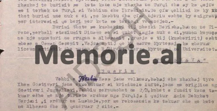 “Myrtezai do takohej në Durrës me emigrantin jugosllav Qerim Jakupin, agjent i mundshëm i UDB-së, që shkoi te legata turke…”/ Raporti i rezidentes “Rozmaria”