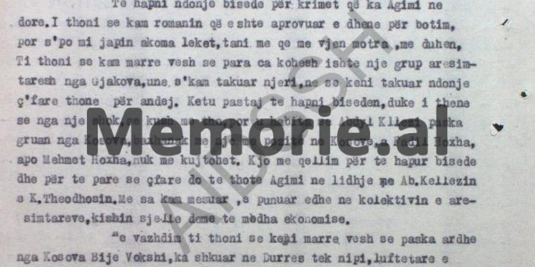 “Të shkoni tek shtëpia e Agim Gjakovës dhe ta provokoni, duke i thënë se; Abdyl Këllezi, është baxhanak me një të madh në Kosovë dhe…”/ Detyrat e Sigurimit për “Flamurtarin”