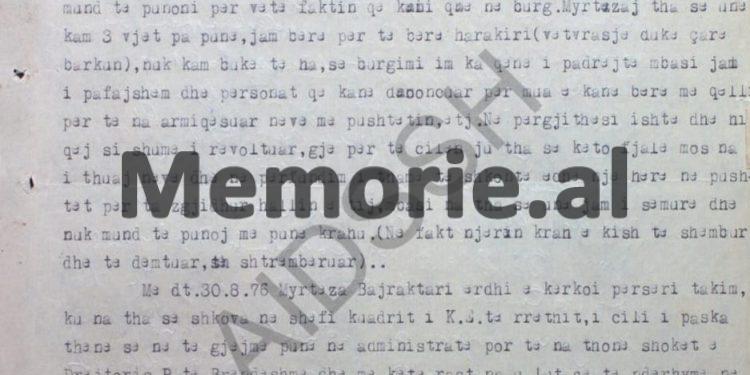 “Prapa deklaratave për ‘patriotizmin’ e Myrteza Bajraktarit, qëndron Agim Gjakova dhe puna e tij armiqësore, i cili…”/ Raporti sekret i bashkëpunëtorit “Ylli”