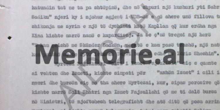 “Faslli Haliti, bën harxhime të shumta, dreka e darka me mish, raki e verë, pi cigare ‘Diamant’, ka blerë kostum të ri, me jelek, biçikletë kineze të re…”/ Raporti i “Patrioti”-t