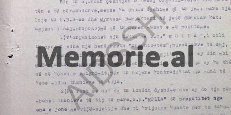 “Në kampin e Çermës, emigranti L.J., nga Dibra e Madhe, me pseudonimin ‘Molla’, tha për Myrteza Bajraktarin…”! / Dokumenti i kolonelit të Sigurimit