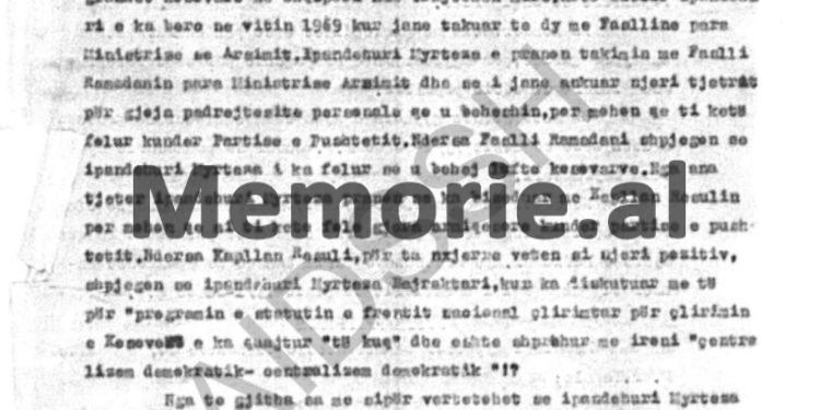 ”Myrteza Bajraktari thotë se; për ne kosovarët askush s’çan kokën dhe nuk duan të na e shohin surratin në Tiranë, pasi…”/ Deponimet e dëshmitarëve, Hasa, Buçolli dhe Istrefi