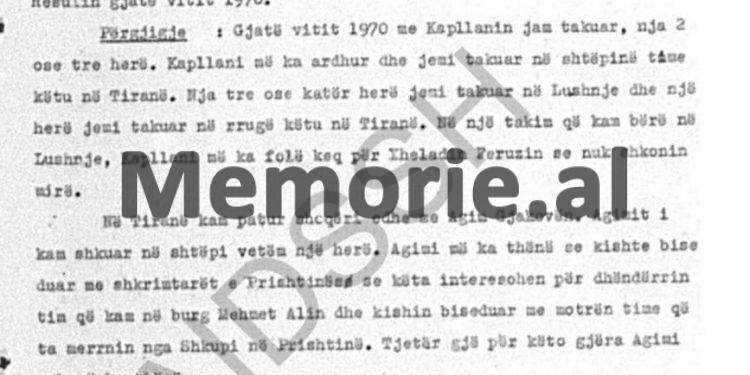 “Pasi më mbajtën në qendrën e filtrimit në Shijak, unë mendoja se këtu në Shqipëri do të jetoja i lirë, por kur…”/ Deponimet e Myrteza Bajraktarit, Tiranë 1970
