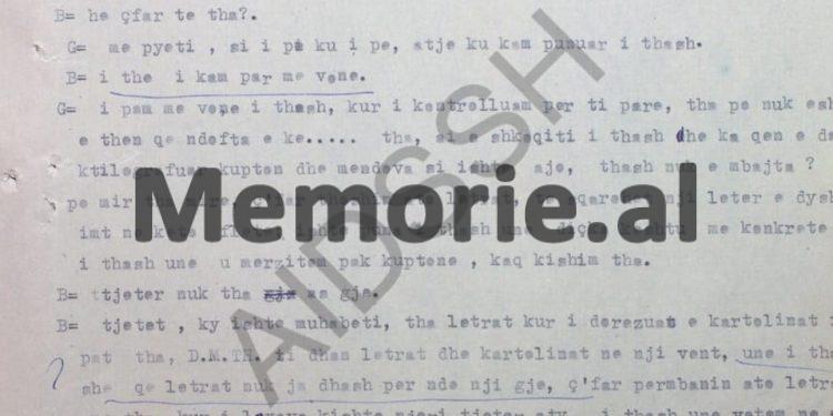 “Të pyetet Punëtori Operativ, Vehip Proda, se kush ja ka dhënë dokumentet sekrete gruas së Myrteza Bajraktarit, pasi…”! / Analiza e Drejtorisë së Sigurimit të Tiranës, në ’74-ën