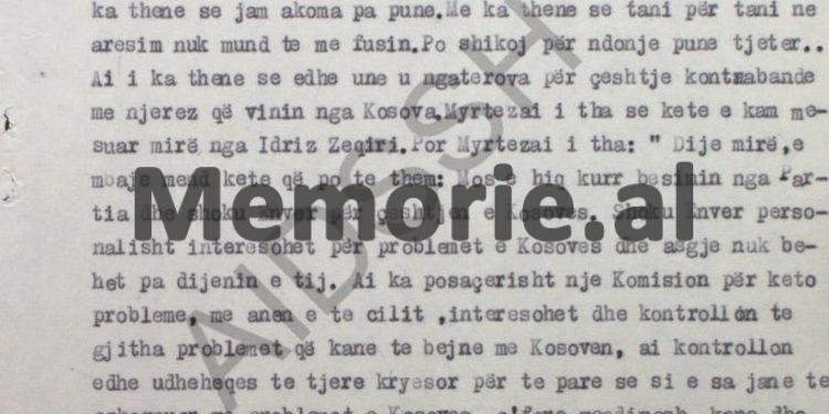 “Të aktivizohet bashkëpunëtori ‘Patrioti”, për survejimin e motrës së Myrteza Bajraktarit, e cila ka ardhur si vizitore në Shqipëri, me qëllim…”/ Raporti sekret i Shefit të Kundërzbulimit, në ’74-ën