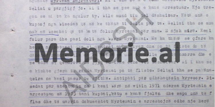“Selim Kelmendi tha se kemi pasur antipati për udhëheqësin kryesor dhe bisedat për atentatin ndaj tij, i kemi bërë në 1971-in…”/ Deponimet e “Shkëlzenit”, për bisedat në qelitë e Krujës, në 83-in