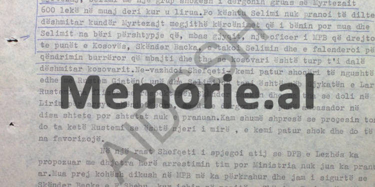 “Shefqeti tha se bisedën për terrorin e bëmë në verën e ’82-it dhe atentatin ndaj Enverit, do ta kryenim në inagurimin e Muzeut…”/ Denoncimi i “Bredhit”, për ‘grupin e kosovarëve’, Krujë ‘83