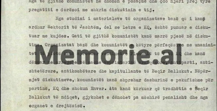“Edhe pse nga ministria u tha që Beqir Balluku dhe delegacioni që ai kryesonte, të evitonin Parisin e të uleshin në Tiranë, ajo gjë nuk u mor parasysh…”/ Relacioni nga ambasada e Pekinit, në ’74-ën