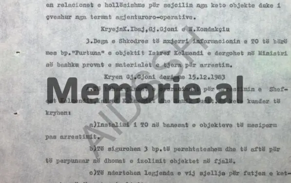 “Të nxirren të dhënat për N. Lucin e S. Kelmendin, për aktet diversioniste ndaj përfaqësive tona jashtë…” / Raporti sekret i Sigurimit në ’83-in, për ‘grupin’ që do vriste Enver Hoxhën në Krujë