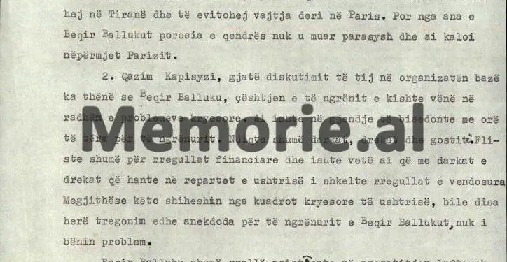 “Edhe pse nga ministria u tha që Beqir Balluku dhe delegacioni që ai kryesonte, të evitonin Parisin e të uleshin në Tiranë, ajo gjë nuk u mor parasysh…”/ Relacioni nga ambasada e Pekinit, në ’74-ën