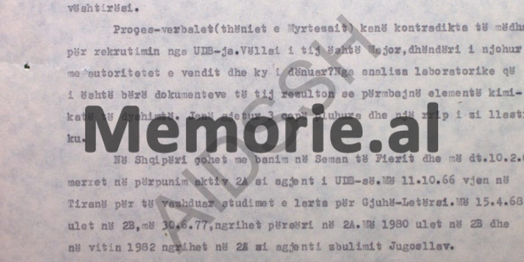 “Shefqeti tha se: pas marrjes së detyrave nga punonjësi i ambasadës jugosllave, Qamil Muhaxhiri, për vrasjen e Enver Hoxhës, unë bisedova me…”/ Raporti i Punëtorit  Operativ, Oltjon Frashëri, në ’83-in