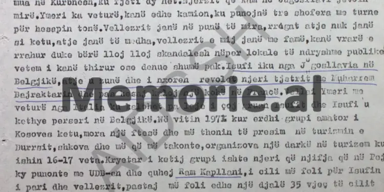 “Selim Kelmendi tha se: kur ta marrin vesh vëllezërit e mi që më kanë arrestuar, këta do ja shohin sherin ambasadave të tyre jashtë…”/ Denoncimi i “Shkëlzenit” në ’83-in, nga qelitë e Krujës
