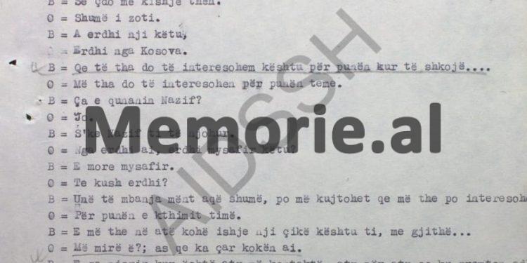“Më thirri njëherë Skënder Backa, tek holli i Hotel ‘Dajti’-t dhe pasi pimë nja shtatë a tetë gota, më tha….”/ Përgjimet e bisedës së Myrteza Bajraktarit, me “Ylli”-n, në ’80-ën