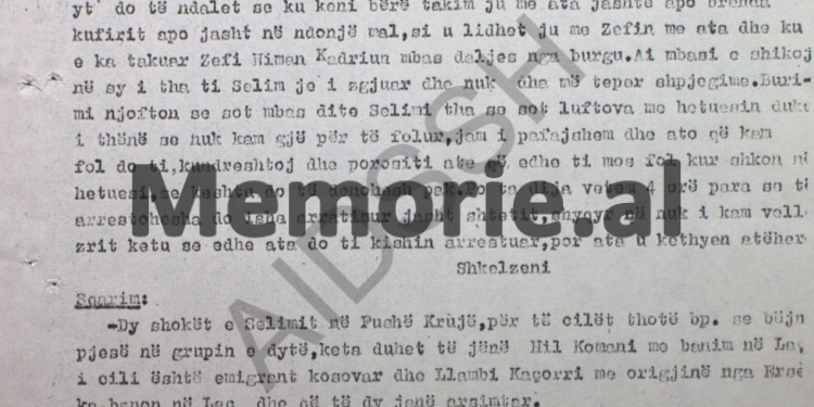 “Selim Kelmendi tha se: kur ta marrin vesh vëllezërit e mi që më kanë arrestuar, këta do ja shohin sherin ambasadave të tyre jashtë…”/ Denoncimi i “Shkëlzenit” në ’83-in, nga qelitë e Krujës
