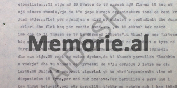 “Shefqeti tha se: pas marrjes së detyrave nga punonjësi i ambasadës jugosllave, Qamil Muhaxhiri, për vrasjen e Enver Hoxhës, unë bisedova me…”/ Raporti i Punëtorit Operativ, Oltjon Frashëri, në ’83-in
