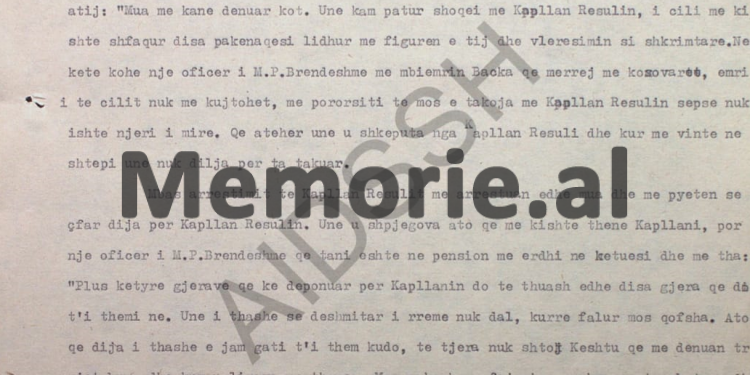 “Myrtezai dhe Skënder Backa, ish-oficeri i Ministrisë së Brendshme, që merrej me kosovarët, ndiqen si agjentë të UDB-së, pasi me Kapllan Resulin…”/ Raporti sekret i shefit të Sigurimit, Nuro Sako, në ’86-ën