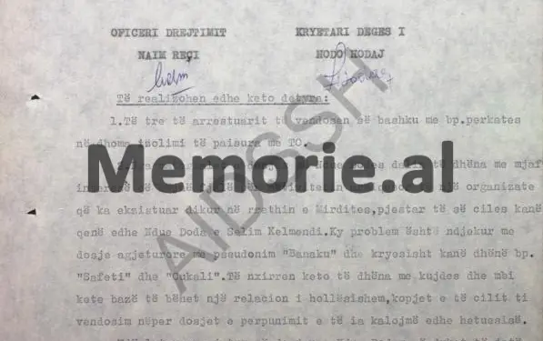 “Të nxirren të dhënat për N. Lucin e S. Kelmendin, për aktet diversioniste ndaj përfaqësive tona jashtë…” / Raporti sekret i Sigurimit në ’83-in, për ‘grupin’ që do vriste Enver Hoxhën në Krujë
