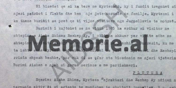 “Shefqet Kelmendi tregoi se, planin që kishte bërë me Selim Kelmendin për atentatin ndaj Enver Hoxhës, ja thanë edhe Myrtezait…”/ Relacioni i zv/Drejtorit të Sigurimit, Dashamir Bimi, në ’86-ën
