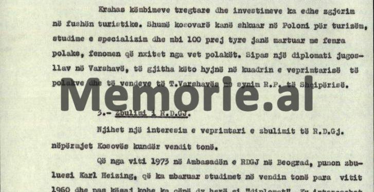 “Moska po dërgon në ambasadën e saj në Beograd dhe në Kosovë, shumë zbulues të maskuar si ‘specialistë e pedagogë’, të cilët para 1960-ës, ishin në Shqipëri, si p.sh.,…”/ Relacioni i Drejtorit të Zbulimit në ’74-ën