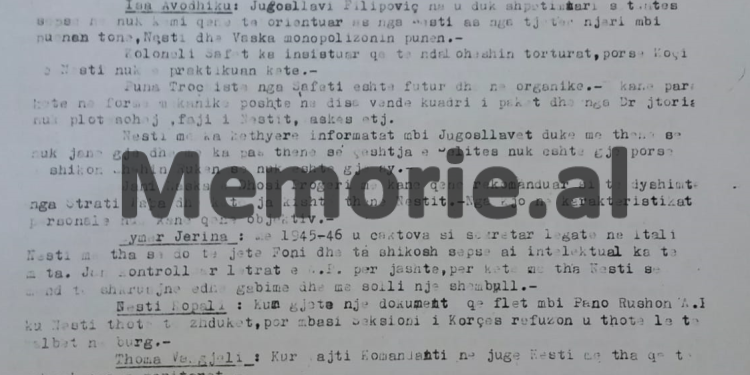 Dëshmia e ish-zv/ministrit të Brendshëm: “Kur u vra Nako Spiro, ne qanim, kurse Nesti Kerenxhi, fishkëllente.…”! / Zbulohet ‘dosja e zezë’ e Sigurimit, në 1945 – ’49, ku ish-krerët e Ministrisë, akuzonin njeri-tjetrin