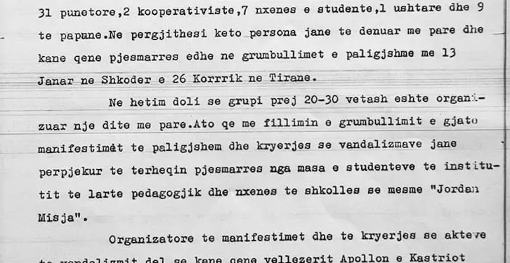 Relacioni sekret: “Gjovalin Papleka me sëpatë dhe Sokol Drrasati me dinamit, rrëzuan bustin e Enver Hoxhës dhe…”/ Letra për Xhelil Gjonin, në 13 dhjetor ’90-të, për “huliganët” e Shkodrës