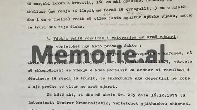 “Ai tentoi të inskenonte vetëvrasje aksidentale, kurse në të vërtet….”/ Zbulohet relacioni i Sigurimit, për “vetëvrasjen” e ish-deputetit dhe kryetarit të Komitetit Ekzekutiv të Tiranës, në ’75-ën