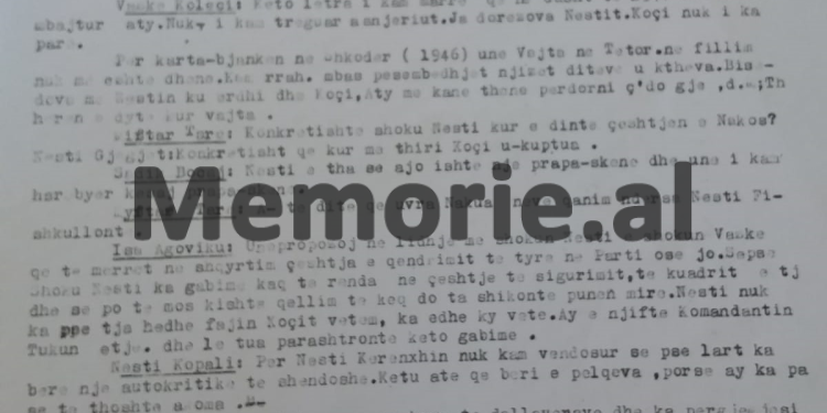 Dëshmia e ish-zv/ministrit të Brendshëm: “Kur u vra Nako Spiro, ne qanim, kurse Nesti Kerenxhi, fishkëllente.…”! / Zbulohet ‘dosja e zezë’ e Sigurimit, në 1945 – ’49, ku ish-krerët e Ministrisë, akuzonin njeri-tjetrin