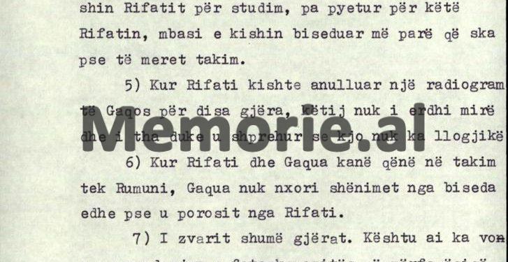 “Rifati thotë se Gaqo është i dhënë pas interesit personal, ai dërgon veshje në Shqipëri dhe…”/ Viti 1970, relacioni sekret për ambasadën në Algjer