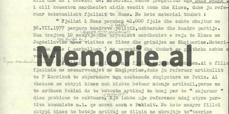 “Radio ‘Europa e Lirë’, tha se: kryeministri Shehu, ishte ai që, në nëntor 1977, dha të kuptojë për lidhjen e Pekinit me opozitën në Tiranë, kur…”/ Relacioni sekret nga Vjena, për Komitetin Qendror
