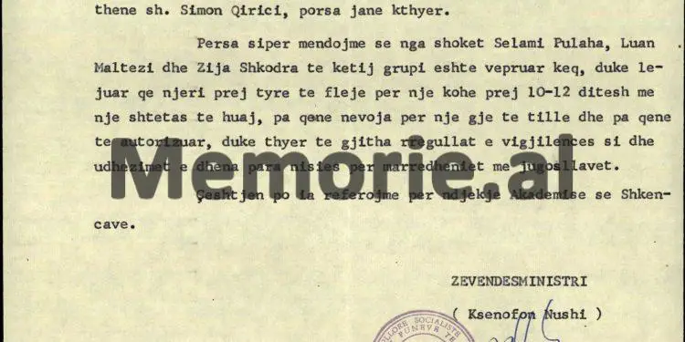 Relacioni sekret: “Luan Malltezi i Akademisë Shkencave dhe ambasadori ynë në Austri, kur ishin në Dubrovnik e Beograd, kanë fjetur në hotel me…”/ Ngjarja që alarmoi Komitetin Qendror në ’77-ën