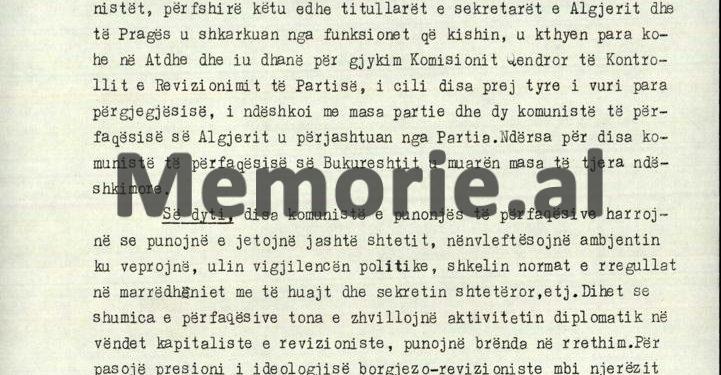 Shpërthimi i Ramiz Alisë: “Diplomatët tanë ushqehen dhe vishen keq, marrin para borxh, se që vitin e parë duan të blejnë frigoriferë, lavatriçe, televizorë dhe…”/ ‘Zullumet’ e diplomacisë shqiptare në ’76-ën
