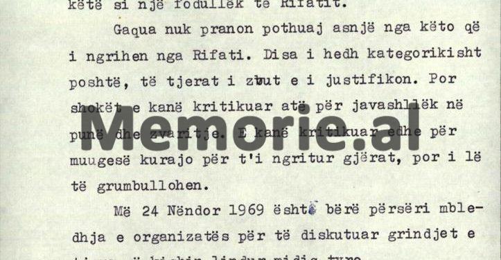 “Rifati thotë se Gaqo është i dhënë pas interesit personal, ai dërgon veshje në Shqipëri dhe…”/ Viti 1970, relacioni sekret për ambasadën në Algjer
