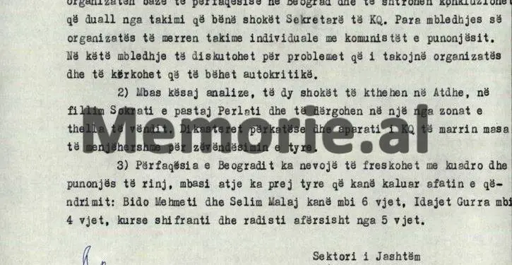 Letra për Hysniun dhe Mehmetin: “Sokrat Plaka, i thotë sekretarit të parë: ju të Sigurimit, keni hijen e rëndë dhe…”/ Relacioni tepër sekret në ’77-ën, për dy titullarët e ambasadës në Beograd