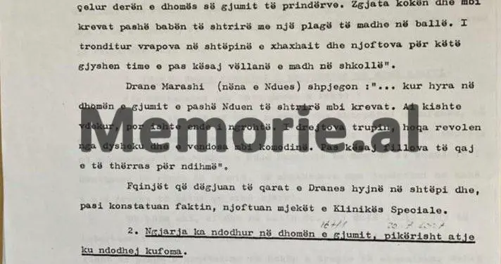 “Ai tentoi të inskenonte vetëvrasje aksidentale, kurse në të vërtet….”/ Zbulohet relacioni i Sigurimit, për “vetëvrasjen” e ish-deputetit dhe kryetarit të Komitetit Ekzekutiv të Tiranës, në ’75-ën