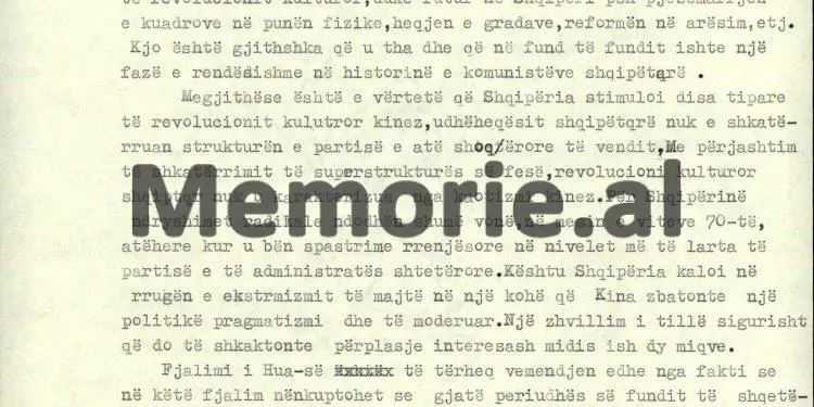 “Radio ‘Europa e Lirë’, tha se: kryeministri Shehu, ishte ai që, në nëntor 1977, dha të kuptojë për lidhjen e Pekinit me opozitën në Tiranë, kur…”/ Relacioni sekret nga Vjena, për Komitetin Qendror