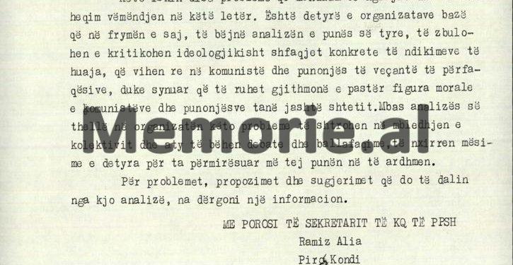 Shpërthimi i Ramiz Alisë: “Diplomatët tanë ushqehen dhe vishen keq, marrin para borxh, se që vitin e parë duan të blejnë frigoriferë, lavatriçe, televizorë dhe…”/ ‘Zullumet’ e diplomacisë shqiptare në ’76-ën