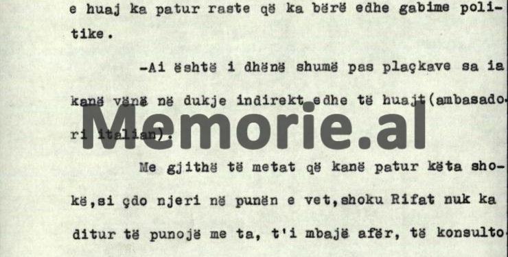 “Rifati thotë se Gaqo është i dhënë pas interesit personal, ai dërgon veshje në Shqipëri dhe…”/ Viti 1970, relacioni sekret për ambasadën në Algjer
