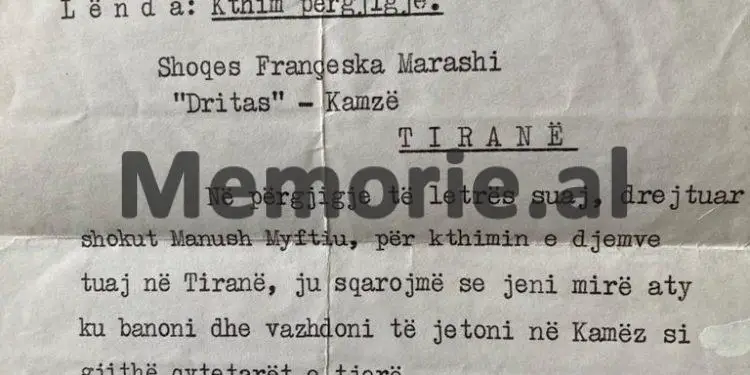 “Ai tentoi të inskenonte vetëvrasje aksidentale, kurse në të vërtet….”/ Zbulohet relacioni i Sigurimit, për “vetëvrasjen” e ish-deputetit dhe kryetarit të Komitetit Ekzekutiv të Tiranës, në ’75-ën