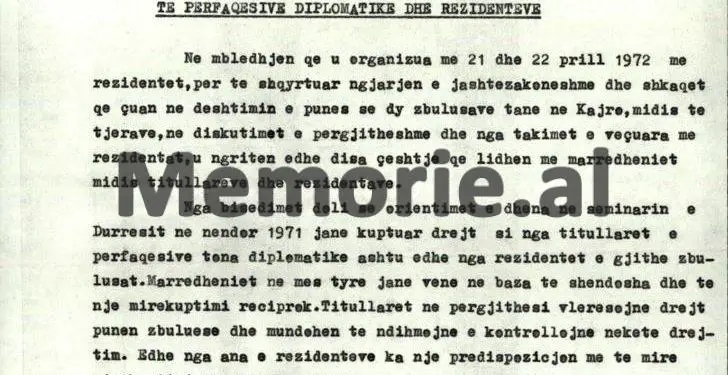“Titullarët e disa ambasadave, po pengojnë punën e agjentëve tanë, ndërhyjnë, kërkojnë pseudonimet, etj., si rasti me gazetarin jugosllav, që…”/ Relacioni sekret për Hysni Kapon, maj ‘72