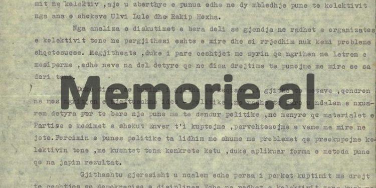 “Shoku Ali, nuk e mori dhuratën në formë simbolike, por në shuma monetare që arrijnë në…”/ Relacioni sekret nga Stambolli për Komitetin Qendror të PPSh-së, tetor ‘76