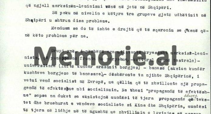 “Gazetarin francez Zhan Zhak Bovantr, të gazetës “Valeurs Actuelles”, e dëbuam si person të padëshirueshëm, pasi i gjetëm një bllok me…”/ Letra e Reiz Malile, gusht, 1970