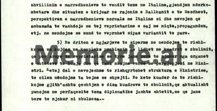 “Pala italiane, dekonspiroi emërimin e ambasadorit tonë në Romë, si ekspert i spiunazhit, që Turqia e ka përzënë si non grata dhe…”/ Letra e ministrit Nesti Nase, që alarmoi Komitetin Qendror, mars ‘72
