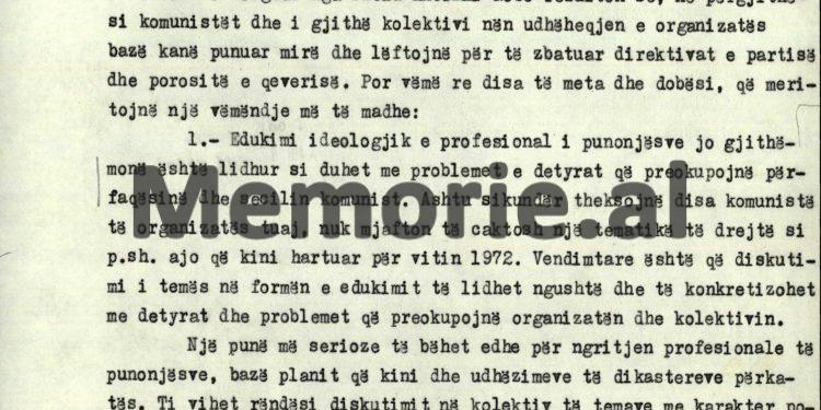 “Kleo thotë se nuk ka pasur raste të tjera grindjeje me Neçon dhe sipas tij, ai është grindur edhe me S. Rushën, J. Andonin dhe G. Likën, për…”/ Letra e ambasadorit nga Pekini, në ’72-in