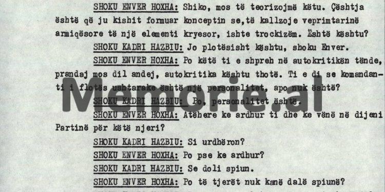 “Kadri, ty nuk mund të bllokonin Feçori, Ziçishti apo Halim Xhelo, ti ishte minisitër, po rrije luaje edhe me shoferët, këta nuk…”/ Mbledhja e panjohur e Byrosë, 8 tetor ‘82