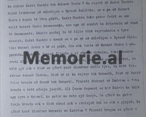 “Kur Kadriu më erdhi në zyrë në Komitetin Qendror dhe tepër i tronditur më tha se ishin hapur fjalë se ai ishte arratisur me familjen nga Shqipëria, unë…”/ Fjala e Ramiz Alisë në Presidium, tetor ‘83