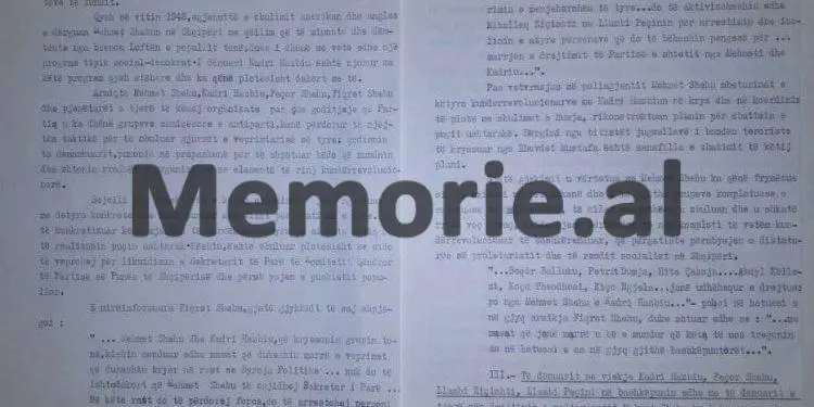 “Peçini dhe Ziçishti kanë qenë prezent në spitalin e Parisit në ’72-in, ku Mehmet Shehu u takua me agjentin amerikan dhe mori prej tij…”/ Akt-akuza e Gjykatës së Lartë, në ’83-in