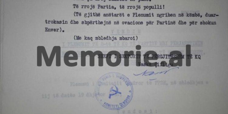 Fjala e Enverit: “Në mbledhjen e ditës së parë, i thashë se; ti Mehmet, nuk ke vetëm gjëra për t’u kritikuar, por…”/ Zbulohen dokumentet sekrete të plenumit të 19 dhjetorit ‘81