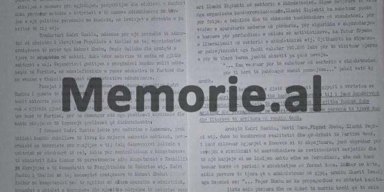 Dokumentet sekrete: “Në gjyq, berberi i hotel ‘Dajti’-t, armiku Xhavit Ismailaga, deponoi se, Feçor Shehu i kishte thënë…”/ Akt-akuza e Arantit Çelës në shtator ’83, për “Grupin e Kadri Hazbiut”