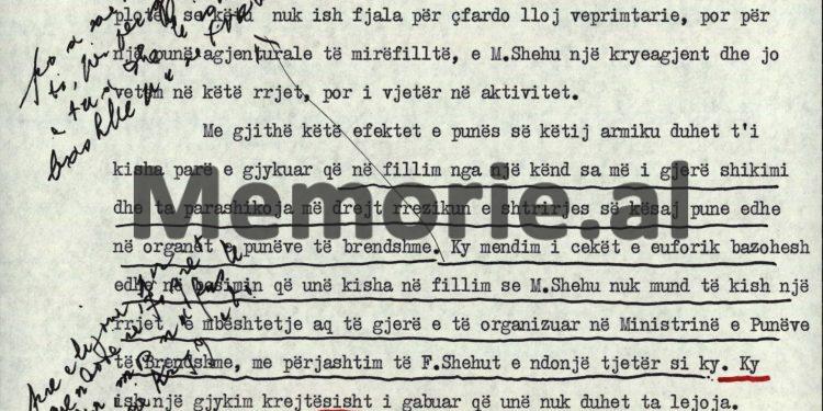 “Mehmet Shehu dhe Beqir Balluku më kanë mashtruar me qëndrimet e tyre, duke më thënë se…”/ Zbulohet autokritika e Kadri Hazbiut, 27 shtator ‘82